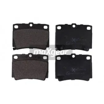 Jeu de 4 plaquettes de frein arrière MAXGEAR 19-2170