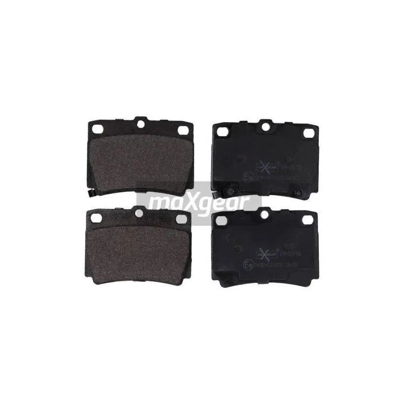 Jeu de 4 plaquettes de frein arrière MAXGEAR 19-2170