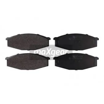 Jeu de 4 plaquettes de frein arrière MAXGEAR 19-2172