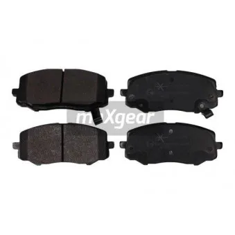 Jeu de 4 plaquettes de frein avant MAXGEAR 19-2173