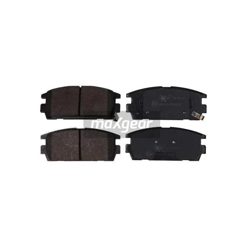 Jeu de 4 plaquettes de frein arrière MAXGEAR 19-2174