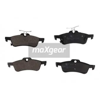 Jeu de 4 plaquettes de frein arrière MAXGEAR 19-2175
