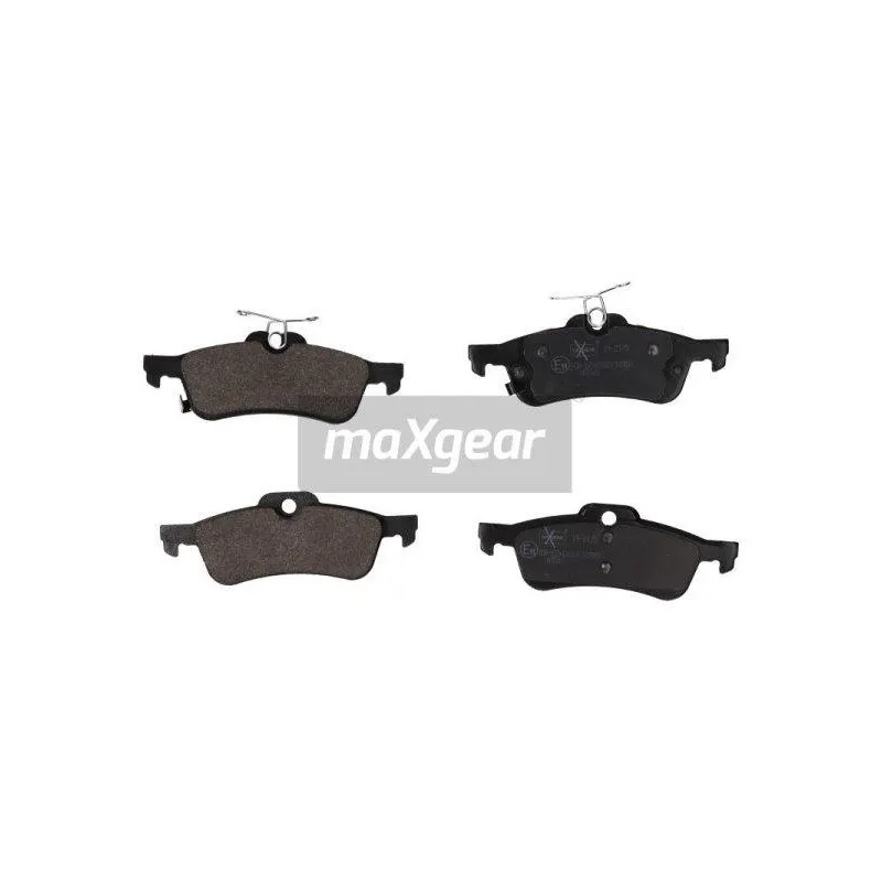 Jeu de 4 plaquettes de frein arrière MAXGEAR 19-2175