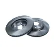 Jeu de 2 disques de frein avant MAXGEAR 19-2483 - Visuel 2