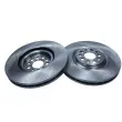 Jeu de 2 disques de frein avant MAXGEAR 19-2504 - Visuel 1