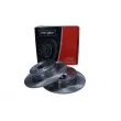 Jeu de 2 disques de frein arrière MAXGEAR 19-2681 - Visuel 3