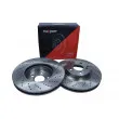 Jeu de 2 disques de frein avant MAXGEAR 19-2687 - Visuel 2