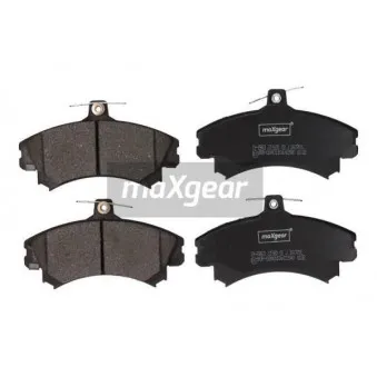 Jeu de 4 plaquettes de frein avant MAXGEAR 19-2863