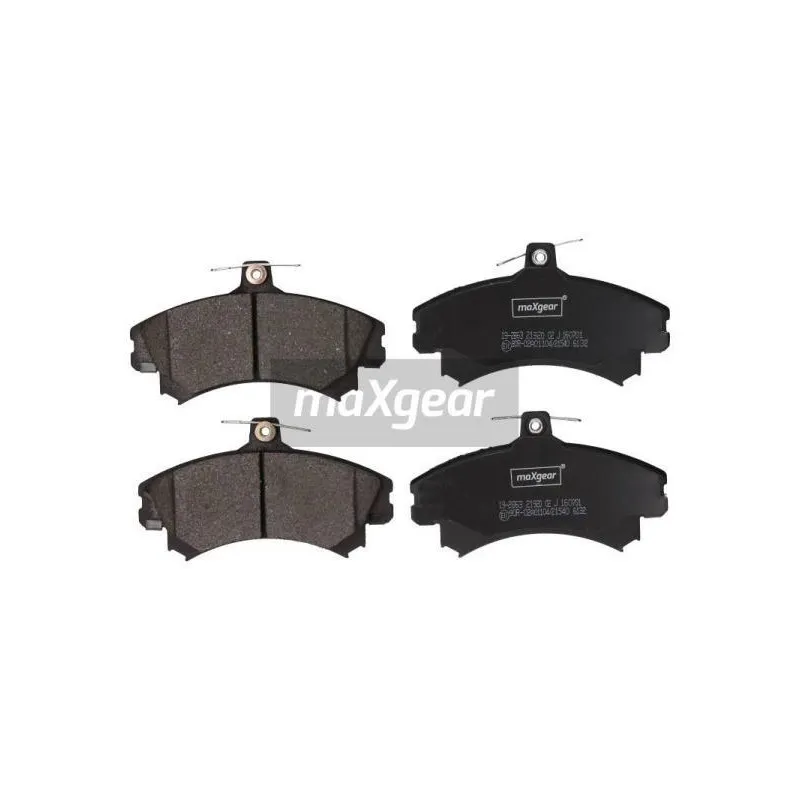 Jeu de 4 plaquettes de frein avant MAXGEAR 19-2863