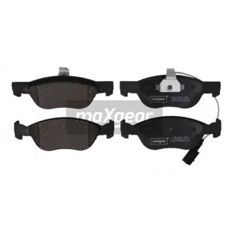 Jeu de 4 plaquettes de frein avant MAXGEAR 19-2864
