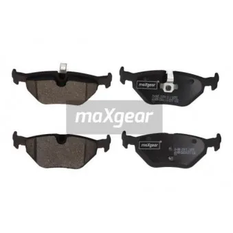 Jeu de 4 plaquettes de frein arrière MAXGEAR 19-2865