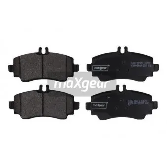 Jeu de 4 plaquettes de frein avant MAXGEAR 19-2867