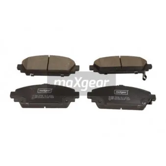 Jeu de 4 plaquettes de frein avant MAXGEAR 19-2868