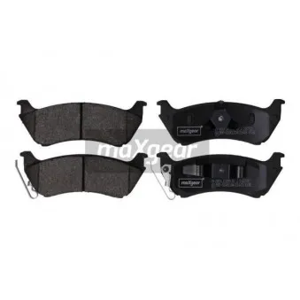 Jeu de 4 plaquettes de frein arrière MAXGEAR 19-2869
