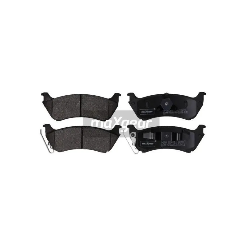 Jeu de 4 plaquettes de frein arrière MAXGEAR 19-2869