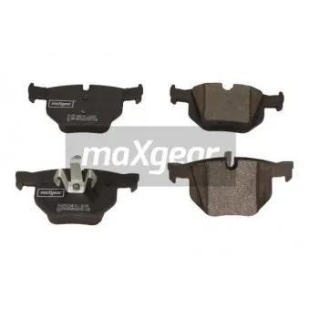 Jeu de 4 plaquettes de frein arrière MAXGEAR 19-2875