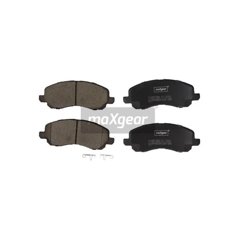 Jeu de 4 plaquettes de frein avant MAXGEAR 19-2878