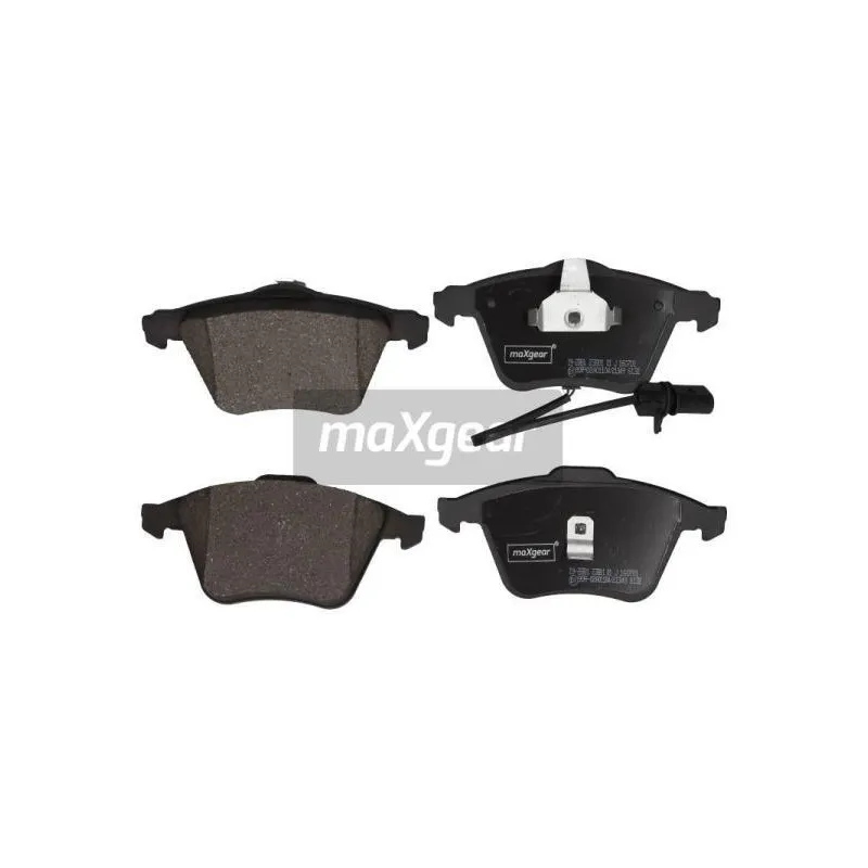 Jeu de 4 plaquettes de frein avant MAXGEAR 19-2881