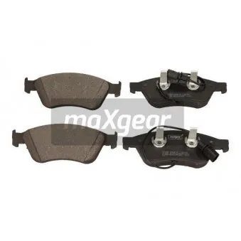 Jeu de 4 plaquettes de frein avant MAXGEAR 19-2882