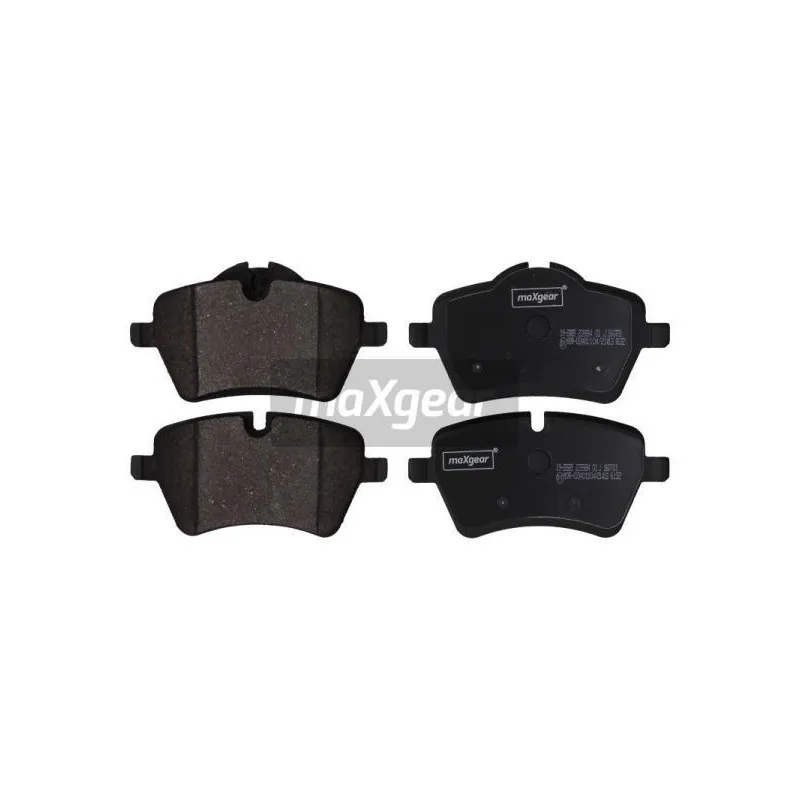 Jeu de 4 plaquettes de frein avant MAXGEAR 19-2885
