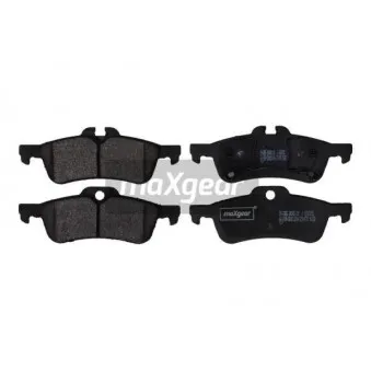Jeu de 4 plaquettes de frein arrière MAXGEAR 19-2886