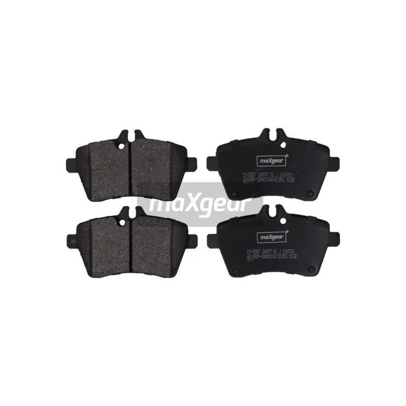 Jeu de 4 plaquettes de frein avant MAXGEAR 19-2887