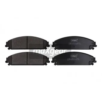 Jeu de 4 plaquettes de frein avant MAXGEAR 19-2890