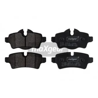 Jeu de 4 plaquettes de frein arrière MAXGEAR 19-2891