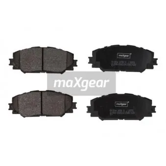 Jeu de 4 plaquettes de frein avant MAXGEAR 19-2894