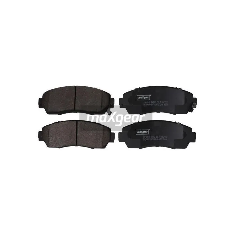 Jeu de 4 plaquettes de frein avant MAXGEAR 19-2895