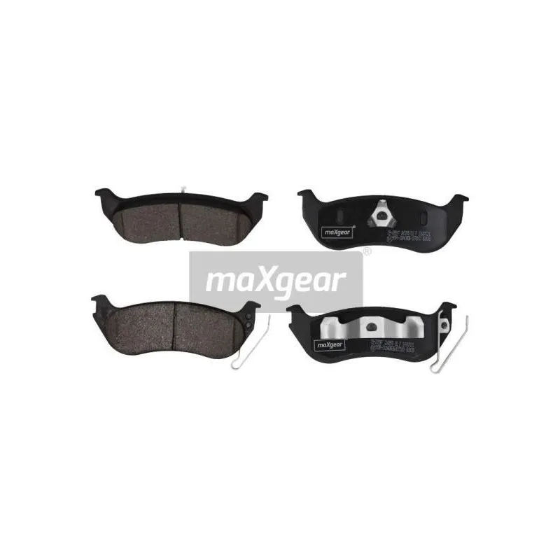 Jeu de 4 plaquettes de frein arrière MAXGEAR 19-2897