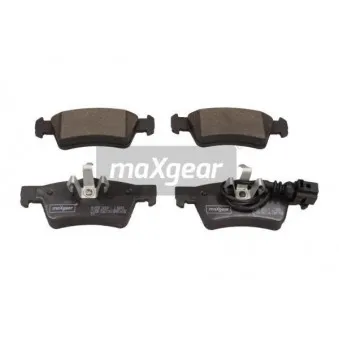 Jeu de 4 plaquettes de frein arrière MAXGEAR 19-2898