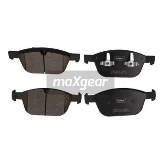Jeu de 4 plaquettes de frein avant MAXGEAR 19-2899