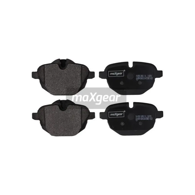 Jeu de 4 plaquettes de frein arrière MAXGEAR 19-2900