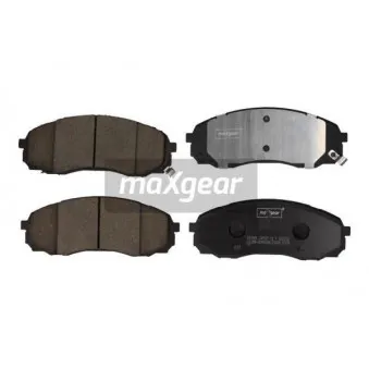 Jeu de 4 plaquettes de frein avant MAXGEAR 19-2901