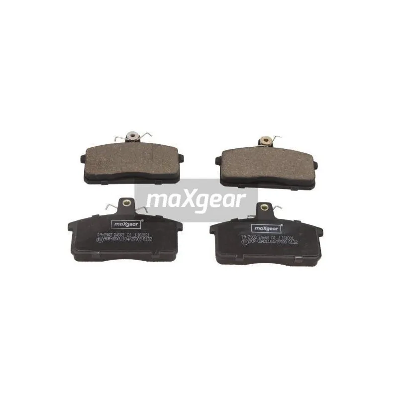 Jeu de 4 plaquettes de frein arrière MAXGEAR 19-2903