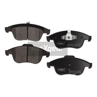 Jeu de 4 plaquettes de frein avant MAXGEAR 19-2906