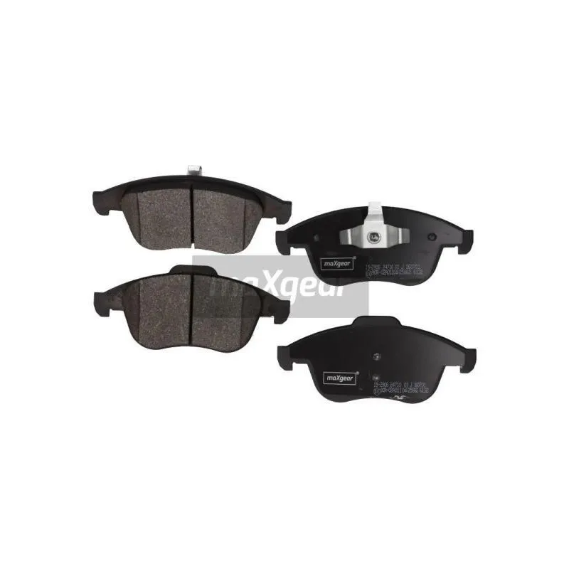 Jeu de 4 plaquettes de frein avant MAXGEAR 19-2906