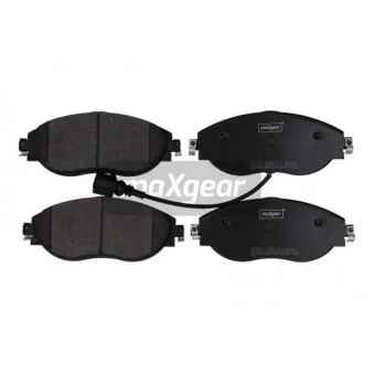 Jeu de 4 plaquettes de frein avant MAXGEAR 19-2907