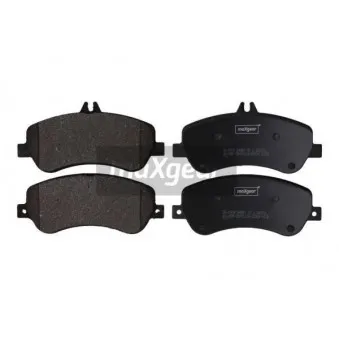 Jeu de 4 plaquettes de frein avant MAXGEAR 19-2909