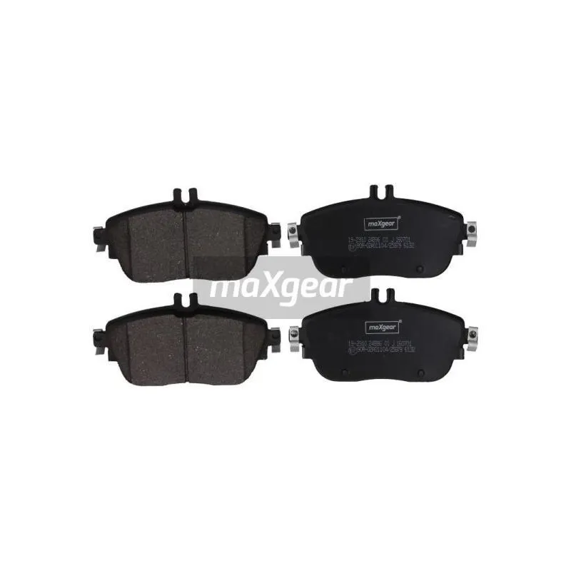 Jeu de 4 plaquettes de frein avant MAXGEAR 19-2910
