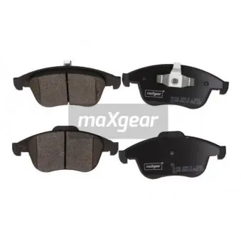 Jeu de 4 plaquettes de frein avant MAXGEAR 19-2911