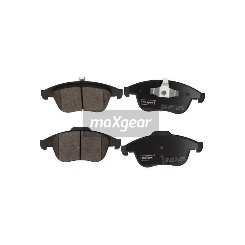 Jeu de 4 plaquettes de frein avant MAXGEAR 19-2911