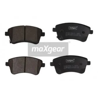 Jeu de 4 plaquettes de frein avant MAXGEAR 19-2915