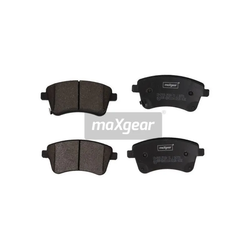 Jeu de 4 plaquettes de frein avant MAXGEAR 19-2915
