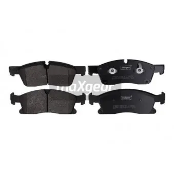Jeu de 4 plaquettes de frein avant MAXGEAR 19-2916