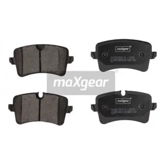 Jeu de 4 plaquettes de frein arrière MAXGEAR 19-2919