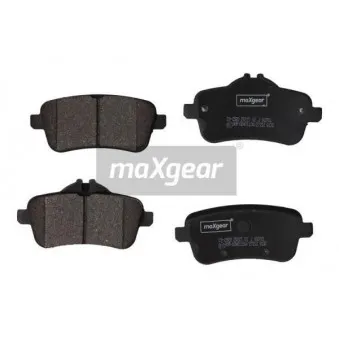 Jeu de 4 plaquettes de frein arrière MAXGEAR 19-2920