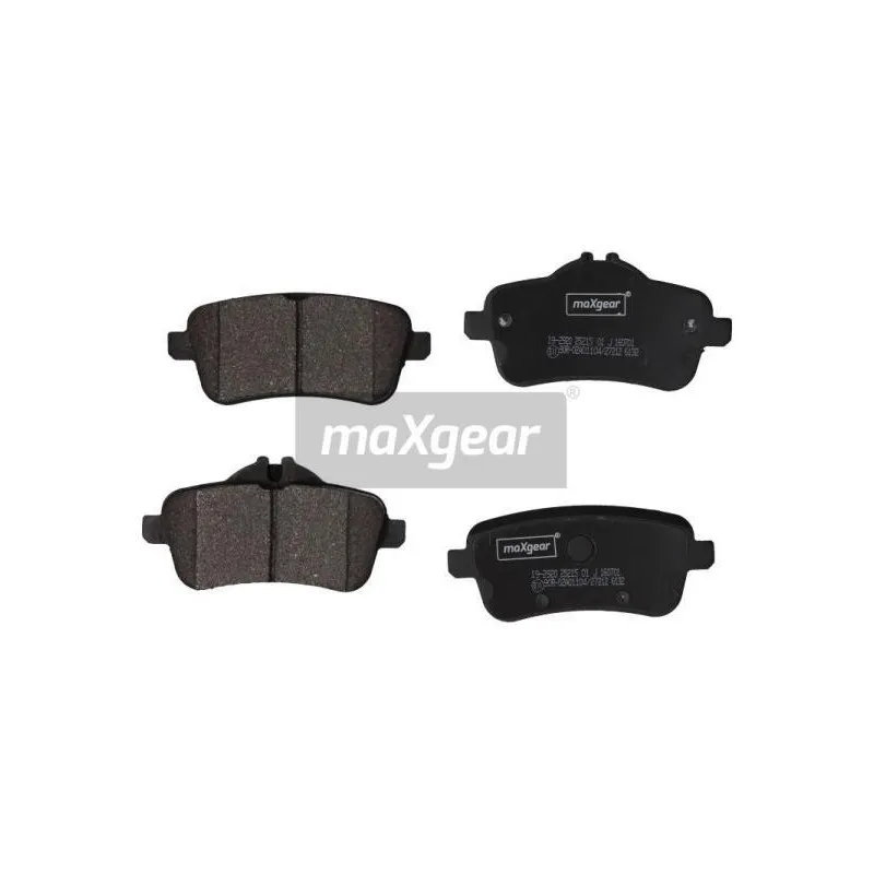 Jeu de 4 plaquettes de frein arrière MAXGEAR 19-2920