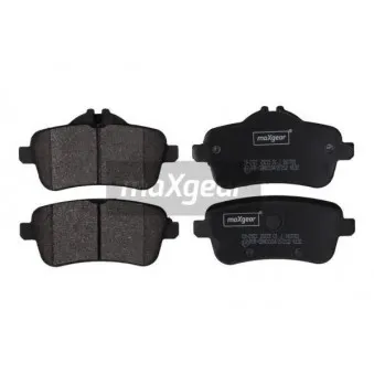 Jeu de 4 plaquettes de frein arrière MAXGEAR 19-2921